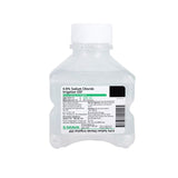 Saline Solution - 0.9% 500 mL Bottle Front View | Caputron